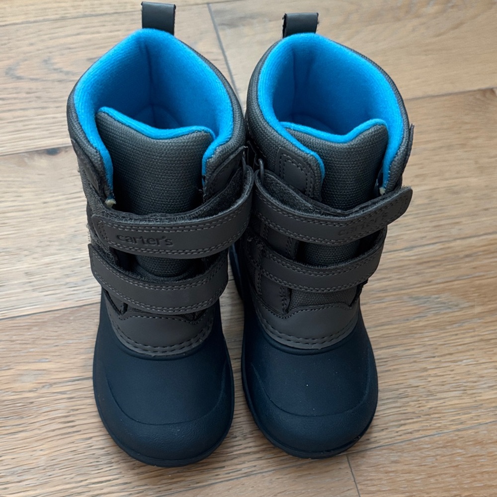 Carter's Kids' Black and Gray Boots